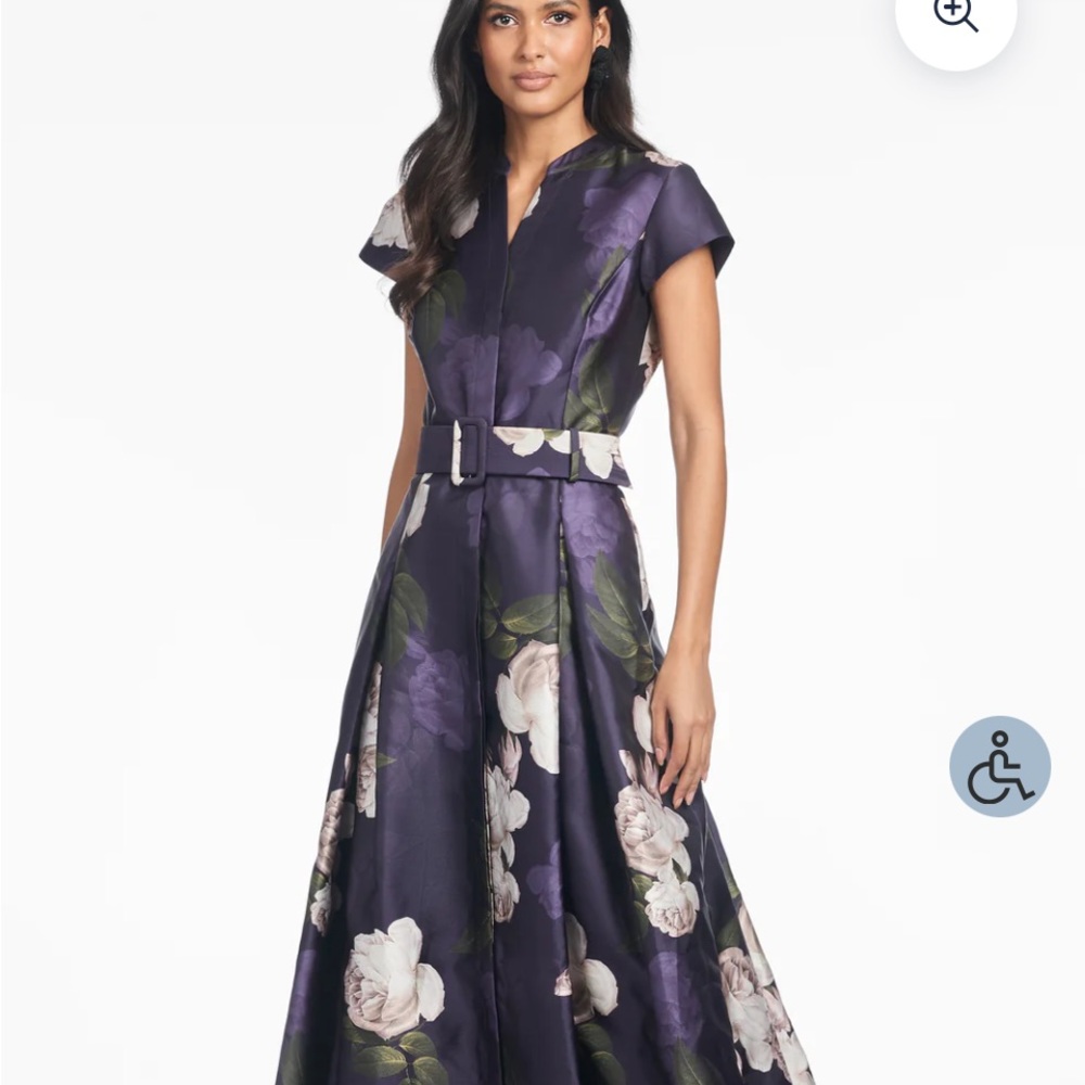 Sachin + Babi Purple Floral Maxi Dress